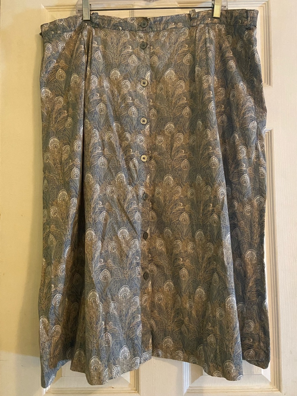 Liberty Tilley Button Front Midi/Maxi Skirt